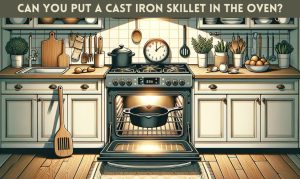 Read more about the article Can You Put a Cast Iron Skillet in the Oven?